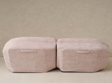 Convertible Fold-Out Single Sofa Bed,Pink,the Left Part of the Complete Product. W244P289258