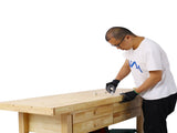 60in Workbench with 4 Drawers Wooden Workbench for Garage Workshop and Home, with Rapid Action 84680753
