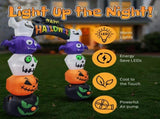 8.2 FT Cute Halloween Inflatables Pumpkin Archway Outdoor Decoration, Giant Blow up Yard Arch 86970433