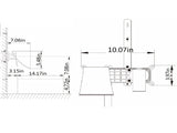 Wall mounted bathroom waterfall faucet 25458546