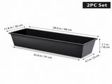 4-piece dual-purpose plastic livestock feed trough Suitable for daily feeding of horses, goats, 58024997