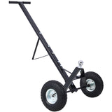Trailer Dolly with Pneumatic Tires - 600 Lb. Maximum Tongue Weight Capacity, black color W46542295