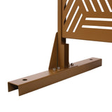 Outdoor & Indoor Privacy Metal Privacy 76" H48" W, Freestanding Decorative Privacy W465P193272
