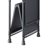 Cordelia Sandy Black, Dark Bronze Hand-Brushed Finish Console Table B2726P265235