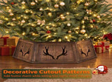Wooden Christmas Tree Collar for 6/7.5/9 ft Artificial Trees31.5 x 27.5 x 10 Inch Xmas Tree Stand 14969308