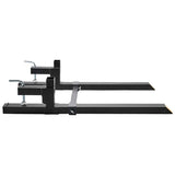 VEVOR Pallet Forks, 2000 lbs Clamp on Pallet Forks, 43" Total Length Tractor Bucket Forks with T3342P311749