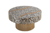 T 1207-32 Coffee Table Finished With Mother Of Pearl Top B009140758