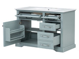 36" Bathroom Vanity Set with Ceramic Undermount Sink, 2 Tip-Out Drawers & Soft-Close Hinges, Modern W2896P318471