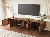 78" TV Stand for TVs Up to 85", TV Console for Living Room, Media Console with Soft-Closing Hinges, N710P510678P