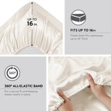 Satin Luxury Sheet Set Split King B035P294186