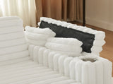 NEW White Loveseat Sleeper Sofa with Storage Armrest ,USB Port W588P445223