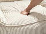 Giant Bean Bag Chair Sofa for Adults Teens, Comfy Corduroy Large Bean Bag Chairs with Armrests for W2200P558422
