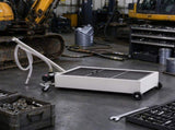 Low Profile Oil Drain Pan, 20 Gallon Capacity, Rolling Oil Drain Pan with Electric Pump 37018765