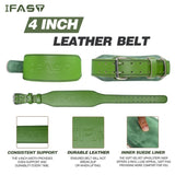 M Size Weight Lifting Belt, Leather Weight Lifting Belt with 4 inch Padded Lumbar Support Belt for 88155754