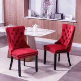 Classic Velvet Dinings, High-end Tufted Solid Wood Contemporary Velvet Upholstered Dining 70673798