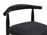COUNTER STOOL IN BLACK FABRIC N771P339881H