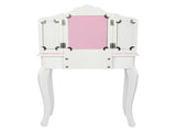 Three-Fold Mirror Single-Drawing Curved Foot Children Dressing Table Red Dots 86853983