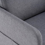 Lounge Chair, Comfy Single Sofa Accent Chair for Bedroom Living Room Guestroom, Dark Grey 88011294