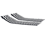 2 PCS Set Outdoor Lounge Chair Cushion Replacement Patio Seat Cushion BLACK-WHITE Stripe Sale to 68957994
