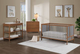 Pixie Finn 3-in-1 Crib in Walnut/Charcoal B022P204874
