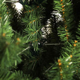 Pre-lit Christmas Tree 7.5ft Artificial Hinged Xmas Tree with 400 Pre-strung Led Lights Foldable 41541713