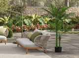 6FT Artificial Tree Faux Natural Lush Artificial Plant Indoor Potted Tree Lush Green Leaves, 49534082