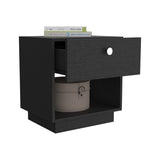 Paris 1 Drawer Nightstand, Open Lower Shelf B070P188854