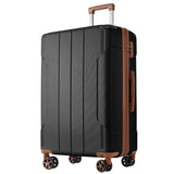 Luggage Sets 3 Piece, Expandable Hard shell ABS Suitcases Double Spinner, Travel luggage Set N730P189879A