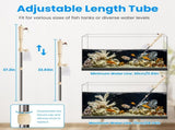Electric Aquarium Gravel Cleaner, 137GPH Fish Tank Vacuum Cleaner, Extendable Tube 22.83in to 89110847