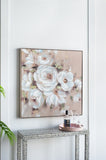 36" x 36" Square Framed Wall Art Flower Canvas Print, Home Decor for Living Room Kitchen Foyer W2078130327