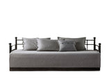 6 Piece Reversible Plaid Daybed Cover Set Grey Daybed B035P266680