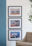 30" x 24" Boater Knots Wall Art with Black Frame, Wall Decor for Living Room Bedrrom Entryway W2078130312