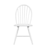 ZNTS White Finish Side Chairs Set of 2, Farmhouse Style Wooden Furniture Casual Dining Kitchen B011P239557