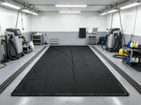 8 ft 6 in x 20 ft Containment Mat PVC Garage Floor Mat Non Slip with Cleaning Squeegee 15709168