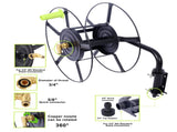 Swivel Hose Reel Mount - 180 Degree Pivot Hose Hanger - Great for Garden Storage - Hose Holder 89366920