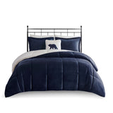 King Plush to Sherpa Down Alternative Comforter Set B035100483