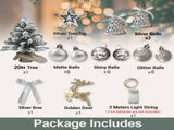 22in Mini Christmas Tree with Light Artificial Small Tabletop Christmas Decoration with Flocked 89599115