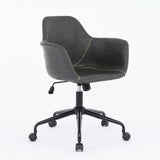 Mid-Century Modern Office Chair,Rolling Swivel Height Adjustable Ergonomic Chair with W1143P173516