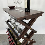 26 Bottles Freestanding wine rack,Wine Storage Rack, Freestanding Display Rack for Kitchen, Pantry, W2221P191954