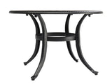 Phoenix Cast Aluminum Round Table, Patio End Table Side Table, Cast Aluminum Cocktail Table, Outdoor 96355568
