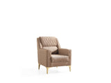 ZNTS Luna Modern Style Chair in Copper B009138503