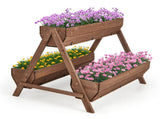 44" Wooden elevated garden bed 44187449