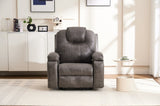 ZNTS Power Lift Recliner Chair with Massage for Elderly, Overstuffed Wide Recliners, Heavy Duty and W1622P196284