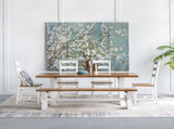 18.5" x 59" Saison White Cherry Blossom Canvas Print, Wall Decor for Living Room Bedrrom Entryway W2078130318