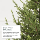 Aspen Slim Fir 7.5ft Christmas Tree Pre-Lit Artificial with 4,570 Branch Tips & 1,555 Low-Voltage 12601272