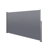 ZNTS 138" x 71" Retractable Side Screen Awning, UV Resistant and Waterproof Patio Privacy Screen,Dark 82349189