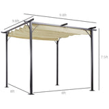 Outdoor retractable pergola 24503362