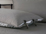 6 Piece Reversible Plaid Daybed Cover Set Grey Daybed B035P266680
