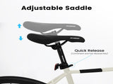 700Cx28 Road Bike, Lightweight Aluminum Frame, Disc Brakes, 16-Speed, Fast Acceleration, Suitable 50657353