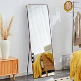 ZNTS The 4th generation floor standing full-length mirror. wall mirror, bathroom makeup mirror, bedroom W1151P154718